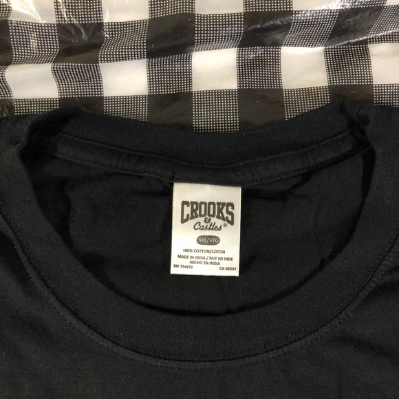 Crooks & Castles Cafe Biker Chick With Tags Black - Picture 6 of 7